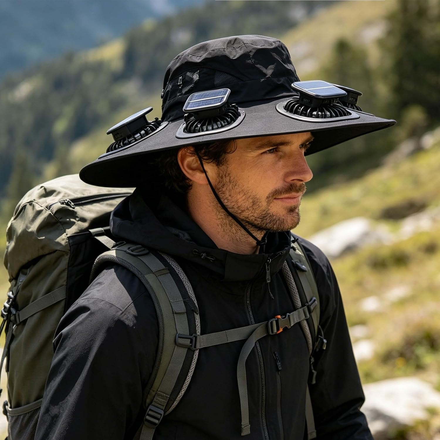 Summer Clothing Capsule - Topi Visor 6 Kipas Pendingin Musim