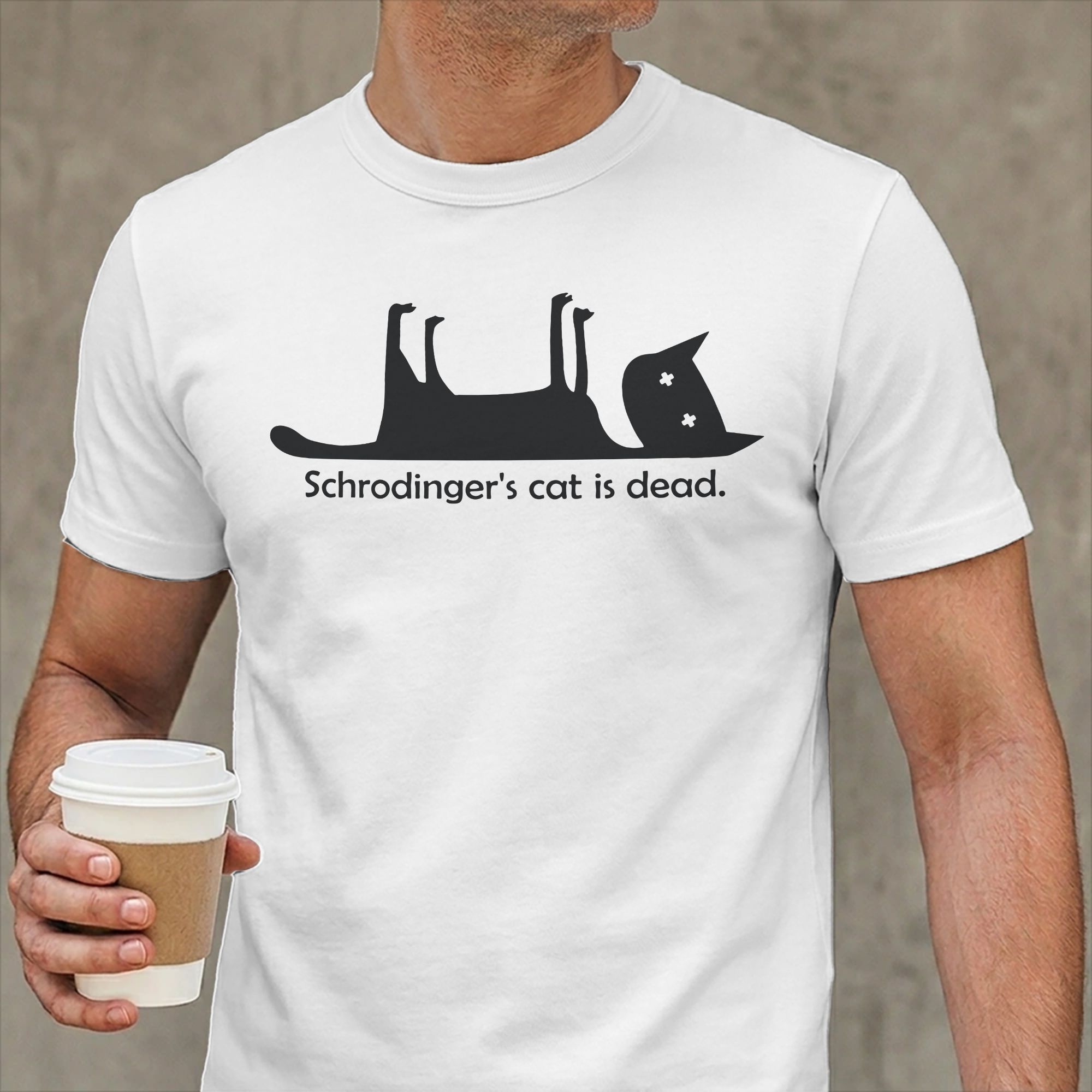 Summer Clothing Ideas Men - Kaus Schrodinger's Cat Is Dead untuk