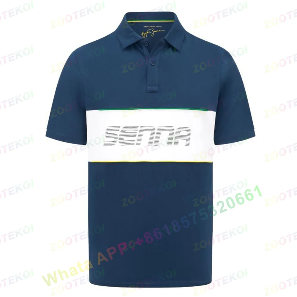 Summer Clothing Brands Men - Kaus Polo Balap F1 Merek Fashion