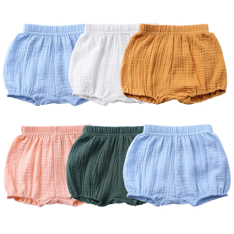 Summer Clothing Affordable - Celana Pof Bayi Warna Polos Musim