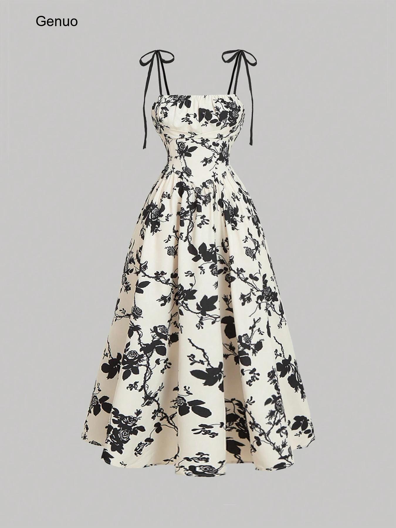Sundress Midi Floral - Gaun Midi Motif Bunga 2026 dengan