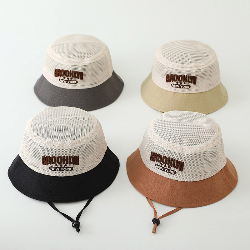 Summer Clothing Capsule - Topi Bayi Bordir Huruf, Topi Jaring