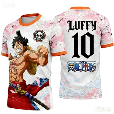 Summer Clothing Fabric - Jersey Latihan Motif Anime 2026 Bahan