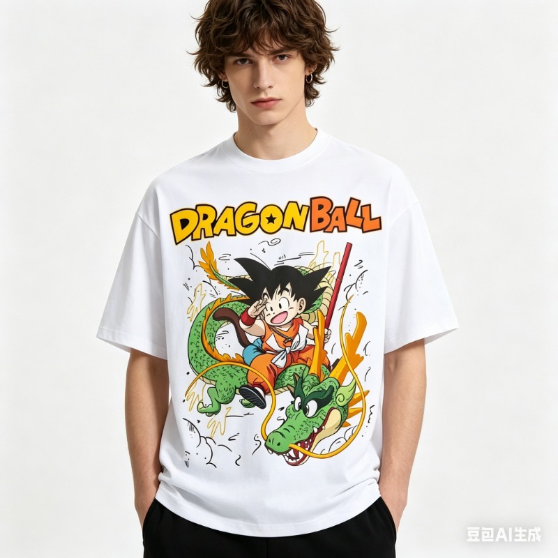 Summer 2026 Kids Clothing - Kaos Oblong Dragon Ball Musim Panas
