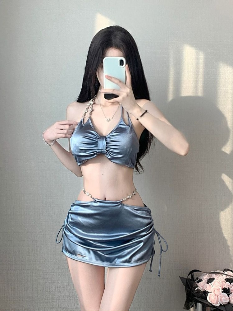 Bikini Set Push Up - Set Bikini Tali Tipis Elegan Wanita,