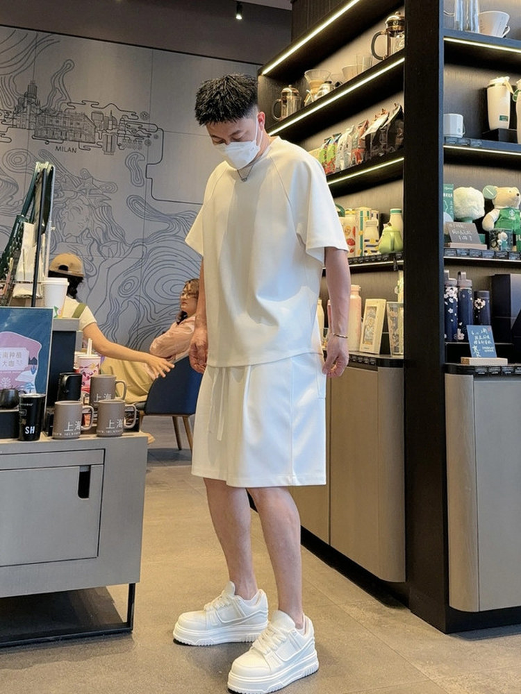 Summer Clothing Range - Set Pakaian Pria Kasual Longgar Celana