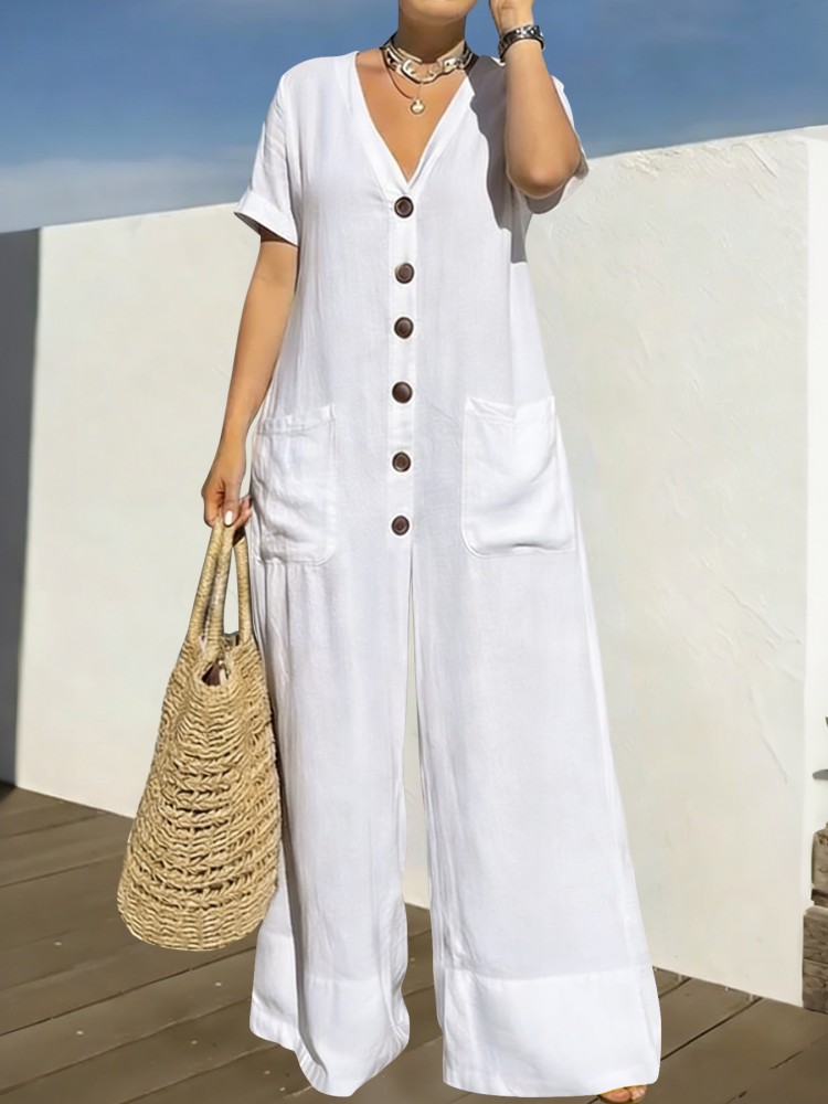 Summer Clothing Capsule - Pakaian Wanita Ukuran Besar Jumpsuit Pakaian