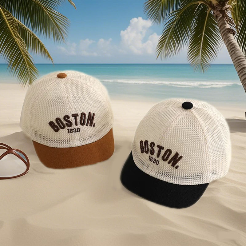 Summer Clothing Capsule - Topi Bisbol Bayi Bordir Huruf, Topi