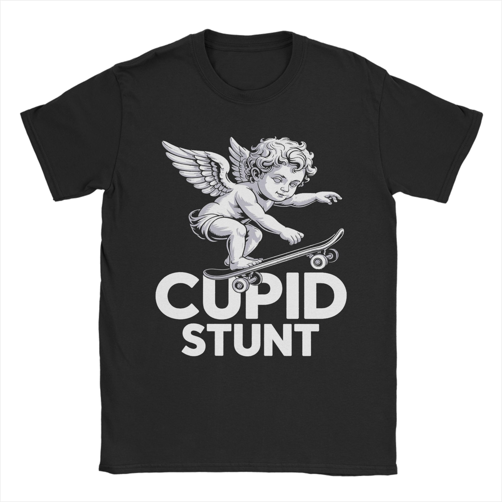 Summer Clothing Ideas Men - Kaus Cupid Stunt Spoonerism Retro Skateboard