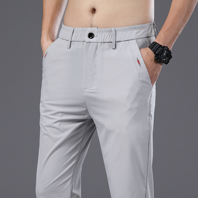 Summer Clothing Brands Men - Celana Pria Tipis Bahan Sutra Es