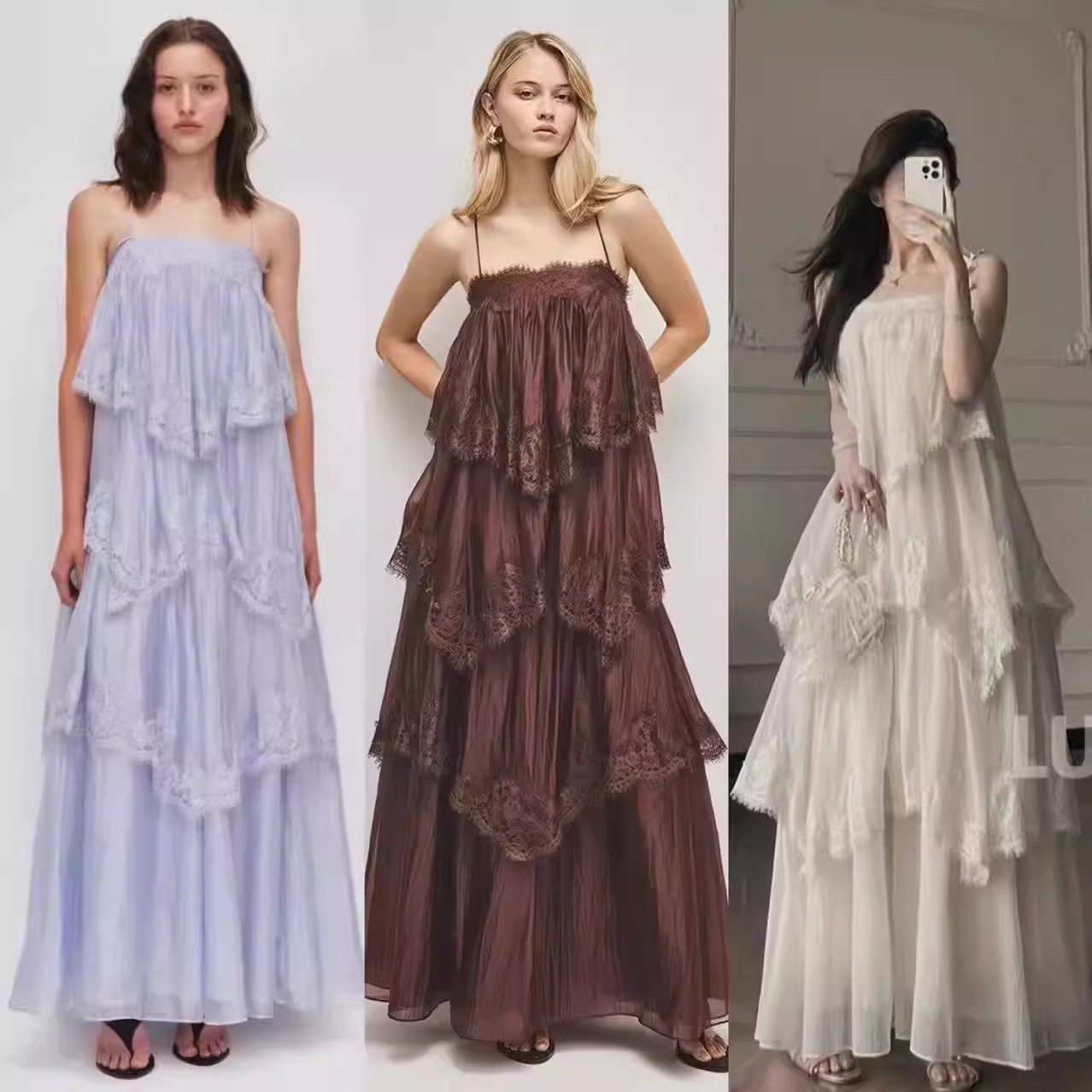 Summer Clothing Affordable - Gaun musim panas tanpa tali dengan