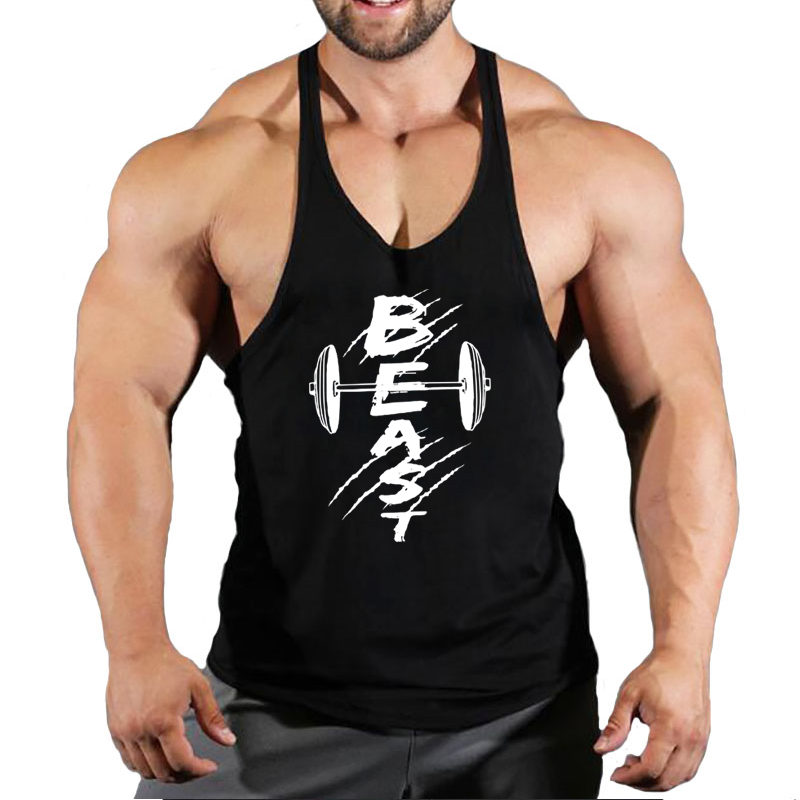 Summer Clothing Brands Men - Tank Top kebugaran bermerek musim panas