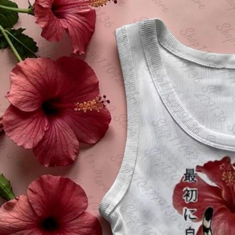 Atasan Kamisol Wanita Motif Hu - Summer Clothing Newborn ulasan dan harga