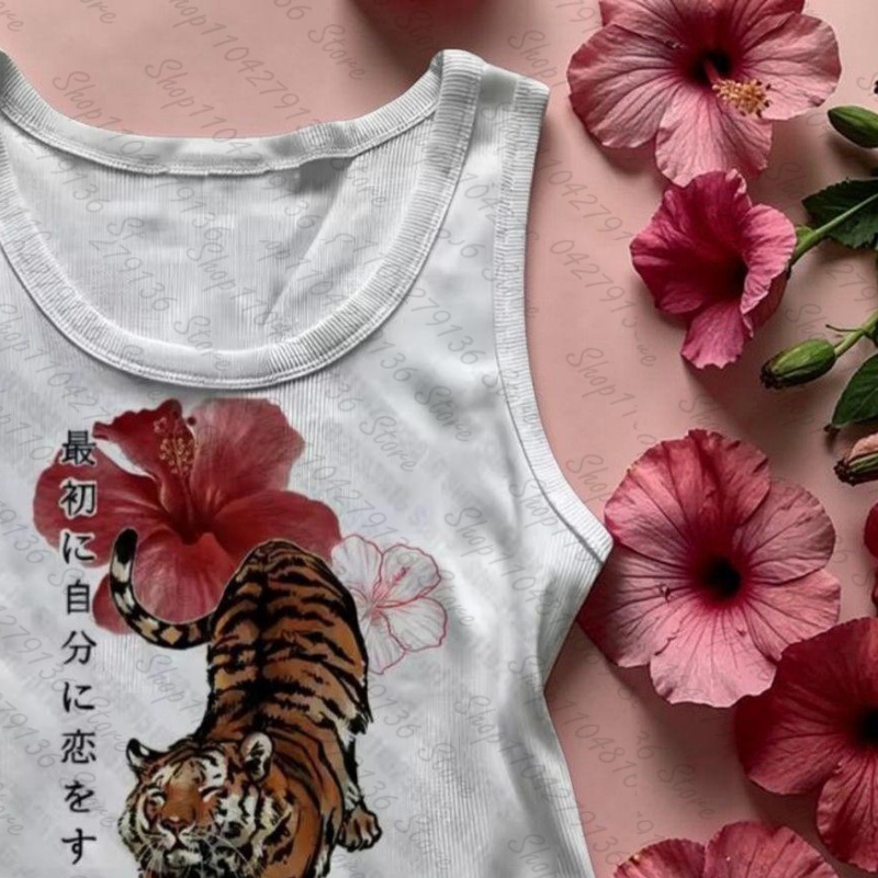 Atasan Kamisol Wanita Motif Hu - Summer Clothing Newborn ulasan dan harga