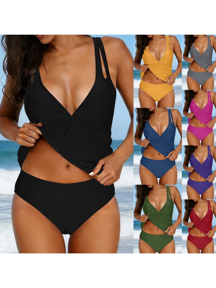 Pakaian Renang Wanita Baju Ren - Bikini Set Push Up ulasan dan harga