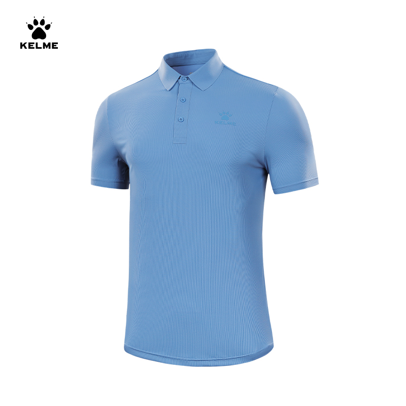 KELME kaus Polo bordir 85% kat - Summer Clothing Brands Men ulasan dan harga