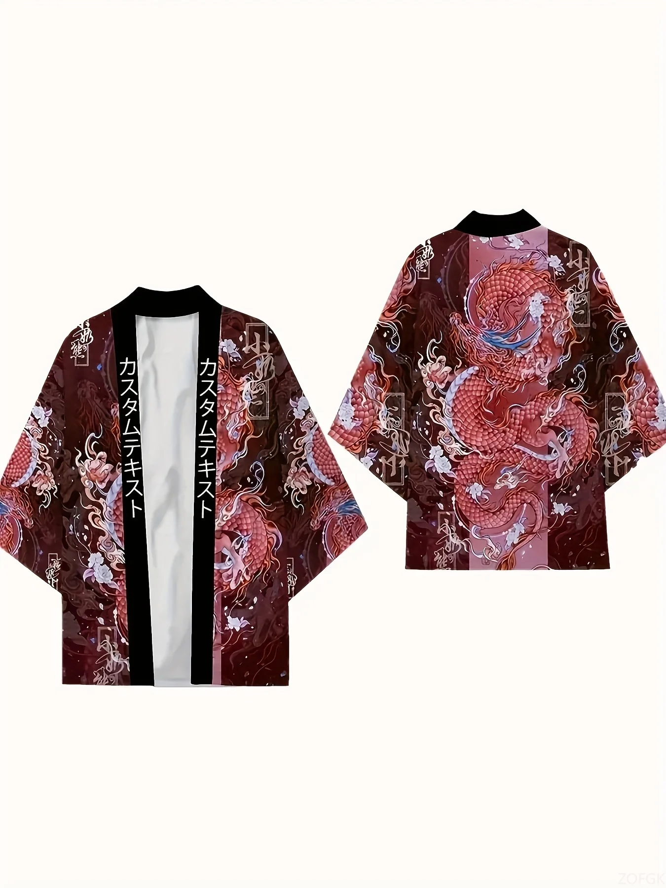 Kimono Uniseks Atasan Gambar C - Yours Summer Clothing ulasan dan harga