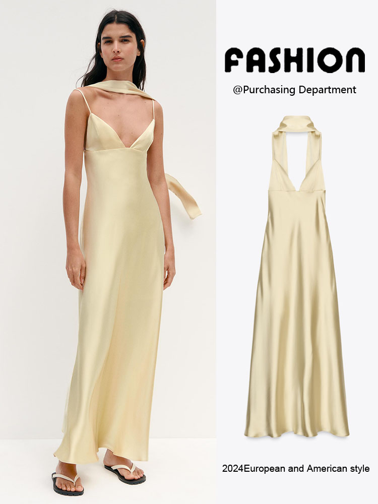 Gaun Malam Pinggang Tinggi Bah - Summer Clothing Fabric ulasan dan harga
