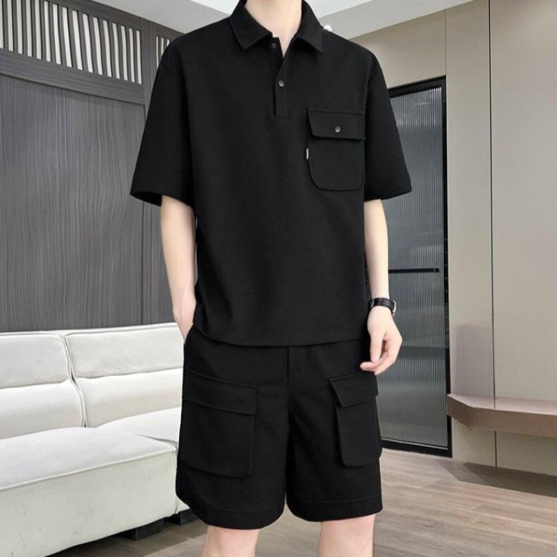 Setelan Kaos Polo Lengan Pende - Summer Clothing Sets ulasan dan harga
