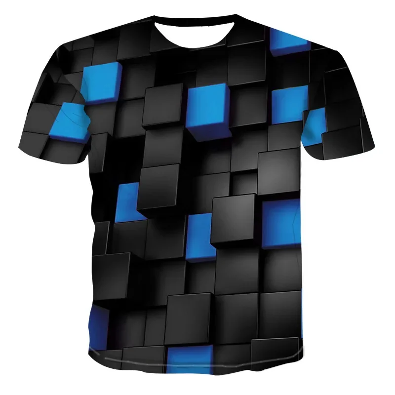 Kaus motif 3D untuk pria, paka - Summer Clothing Affordable ulasan dan harga