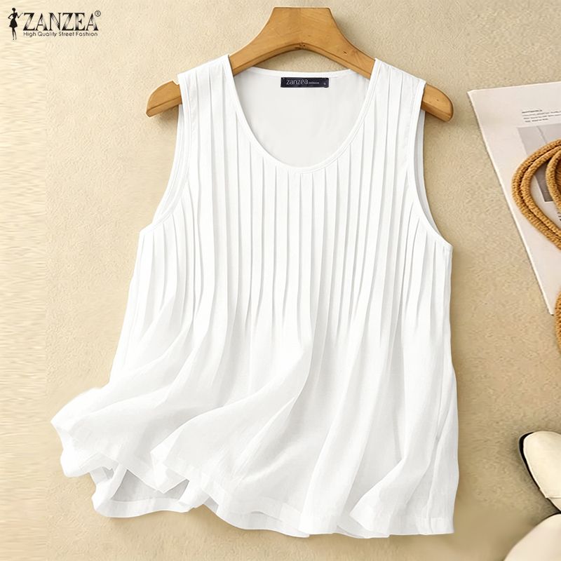 ZANZEA Tank Top Wanita Musim P - Summer Clothing Holiday ulasan dan harga
