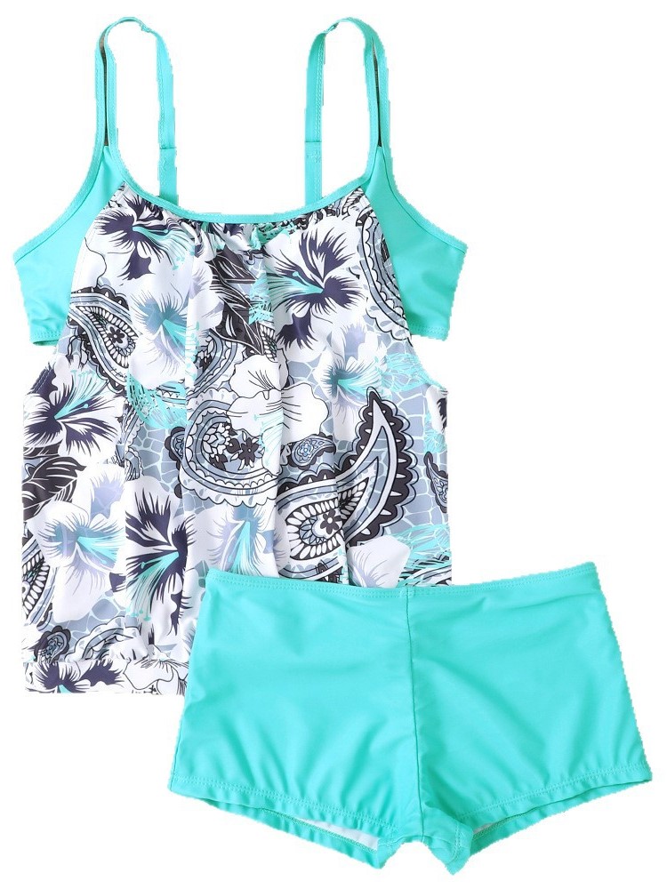 L-5XL Bikini Pinggang Tinggi U - Bikini Set Push Up ulasan dan harga