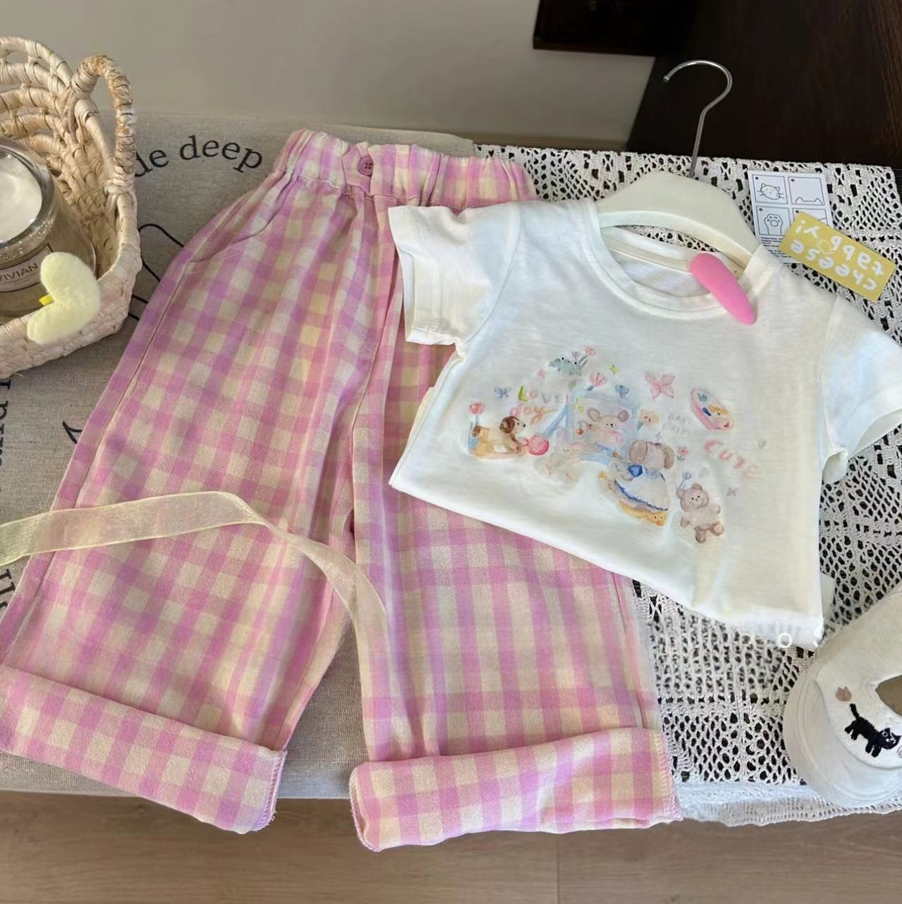 Set pakaian Anak isi 2 potong, - Summer Clothing Boutiques ulasan dan harga