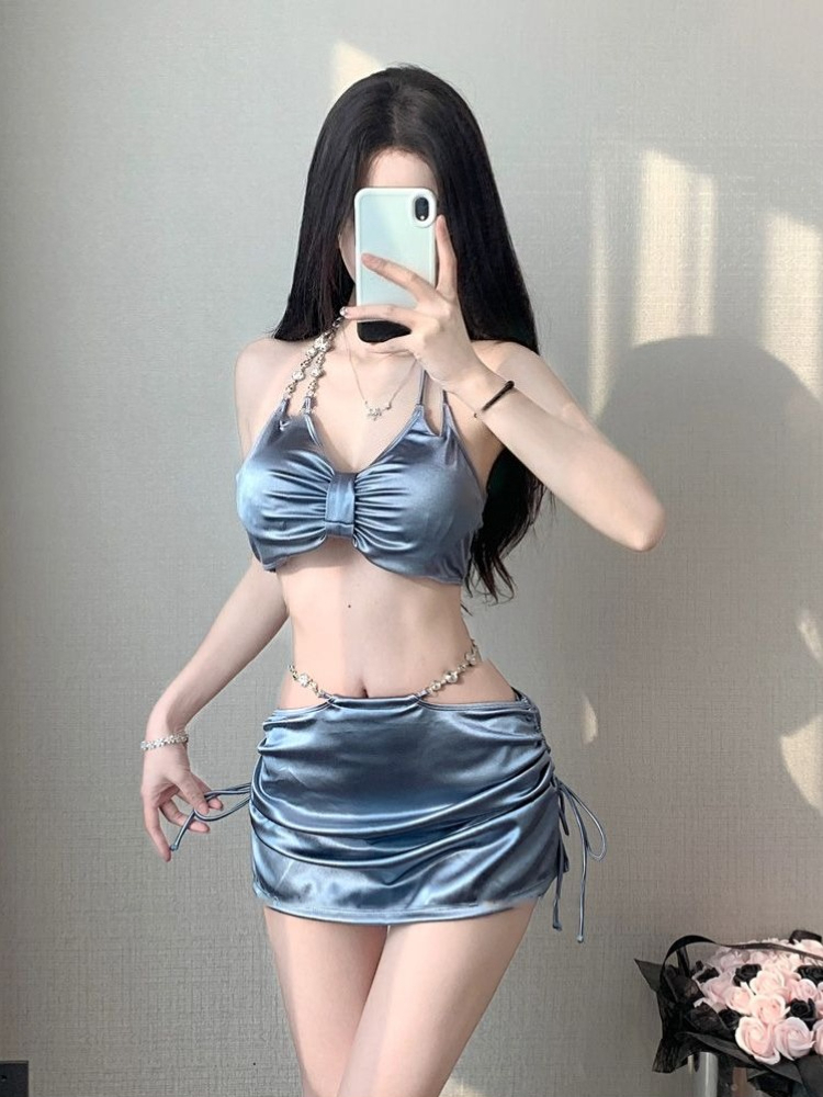 Set Bikini Tali Tipis Elegan W - Bikini Set Push Up ulasan dan harga