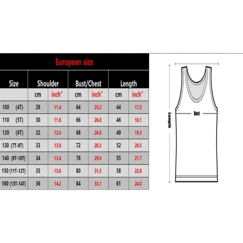 Tank Top Anime Dragon Ball Z V - Summer 2026 Kids Clothing ulasan dan harga