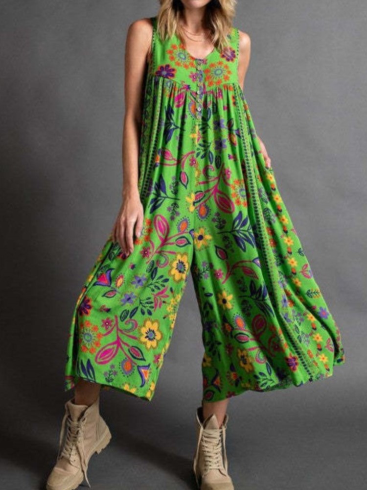 Fashion cetak Jumpsuit untuk w - Summer Clothing Holiday ulasan dan harga
