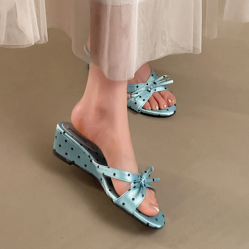 Sandal Wedges Wanita Sepatu Ha - Summer Clothing Fabric ulasan dan harga