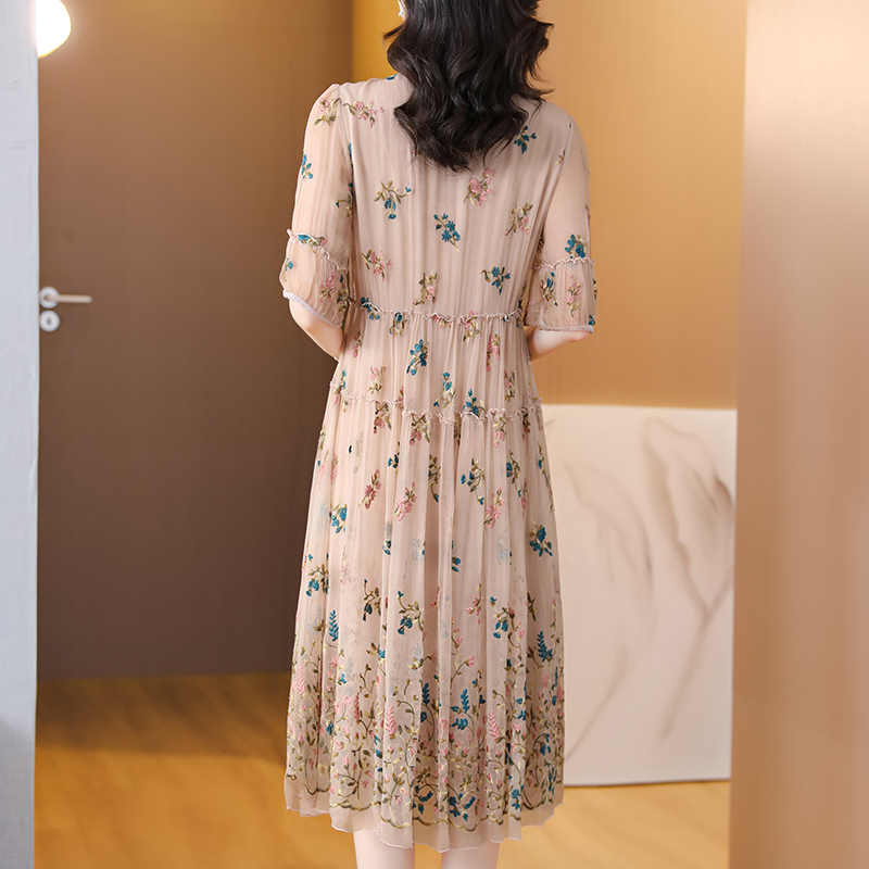 Dress Midi wanita, Gaun Midi b - Sundress Midi Floral ulasan dan harga