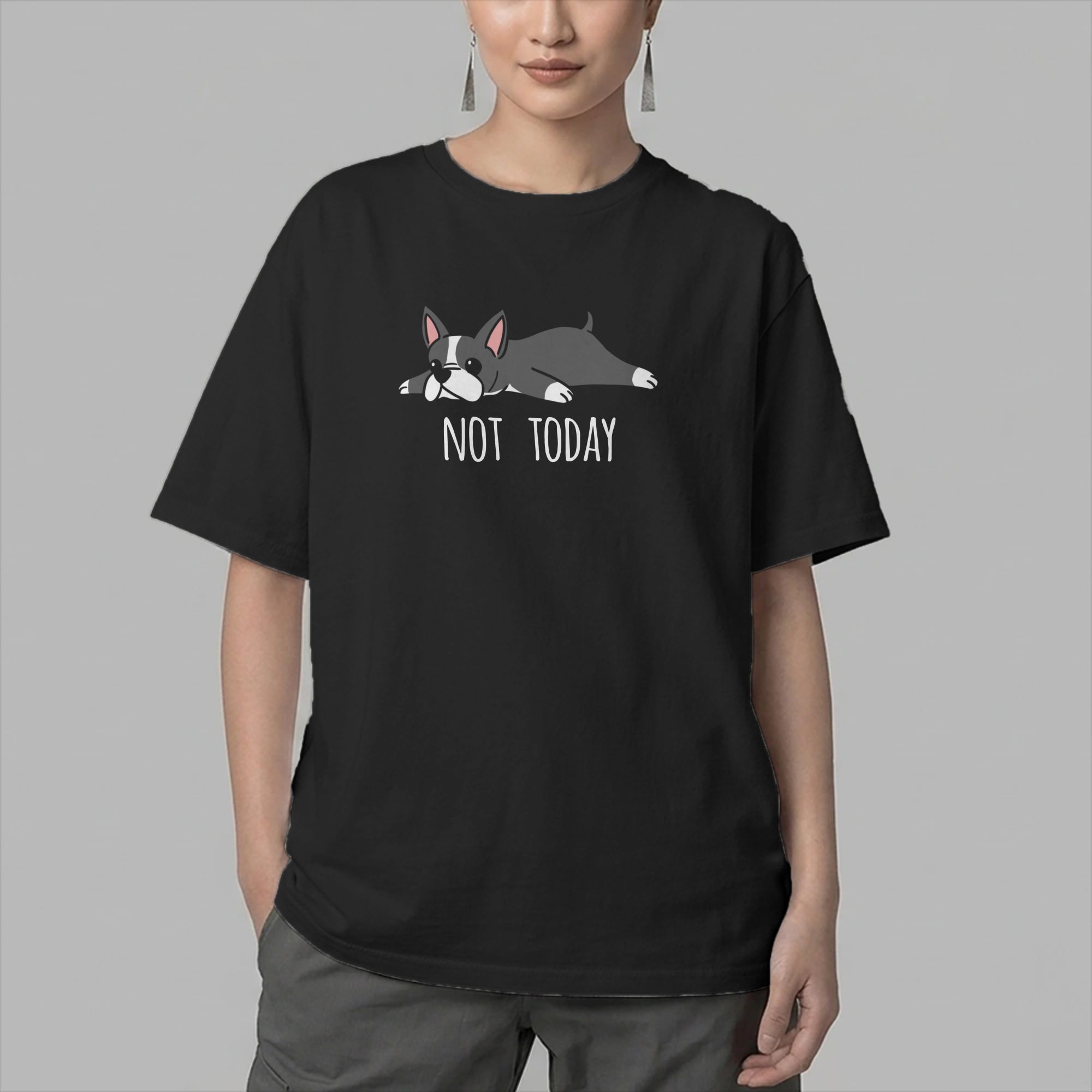 Kaus Pria Anjing Boston Terrie - Summer Clothing Ideas Men ulasan dan harga