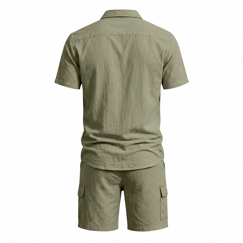 Setelan Linen Amerika Musim Pa - Summer Clothing Sets ulasan dan harga